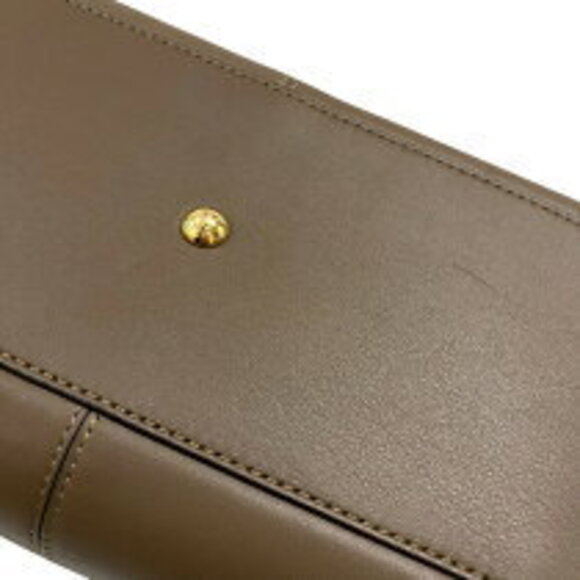 Fendi Peekaboo Lite Brown Calfskin Shoulder Bag - Picture 11 of 11